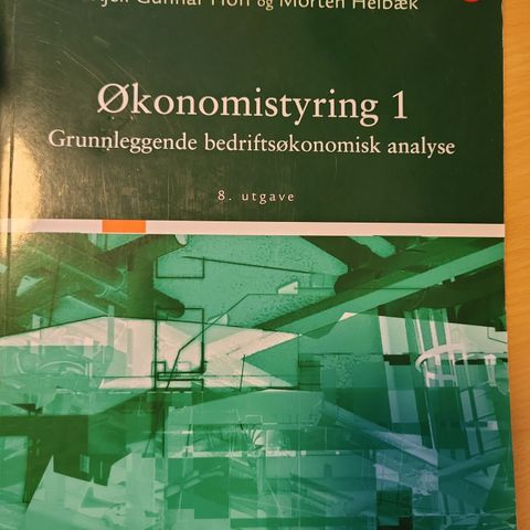 Økonomistyring 1. 8. Utg