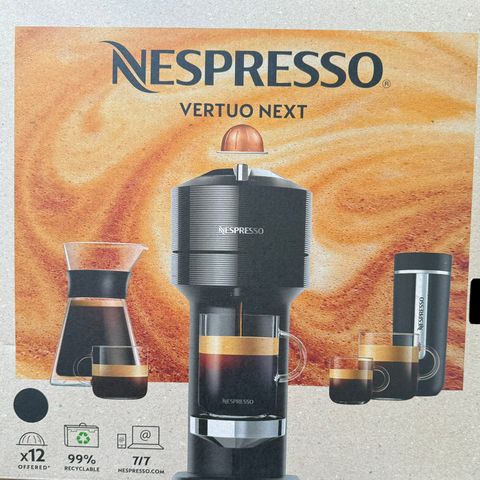 Nespresso vertuo next kaffemaskin
