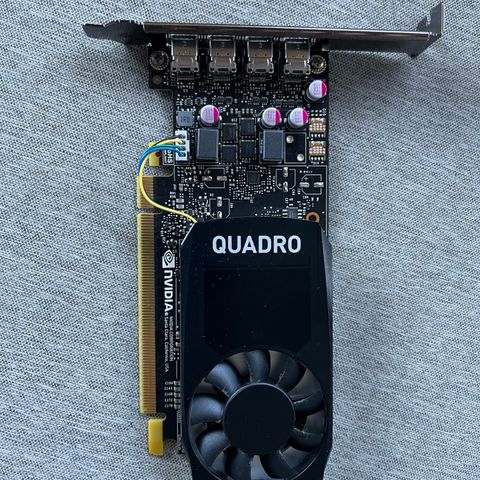 Nvidia Quadro P1000 4GB GDDR5 PCIe 4x Mini-DP Graphics Video Card