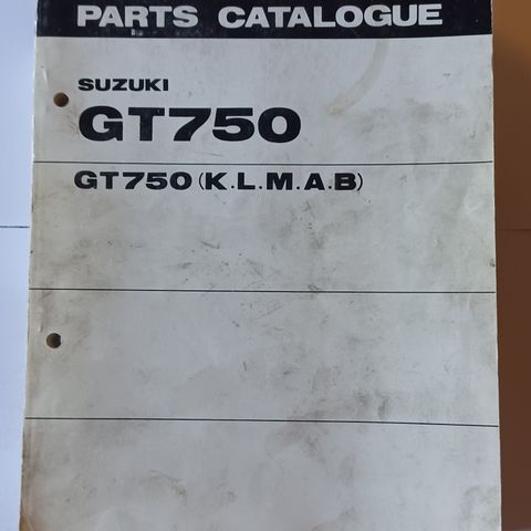 Suzuki GT750 delebok