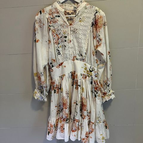 Bytimo cotton slub mini dress Vintage Flowers