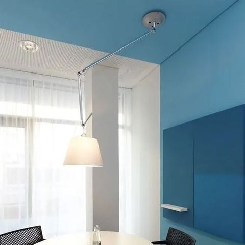 Artemide Tolomeo Decentrata Taklampe Pergament 24 cm