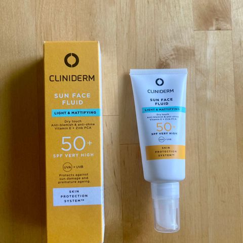 Cliniderm Mattifying solkrem 50+