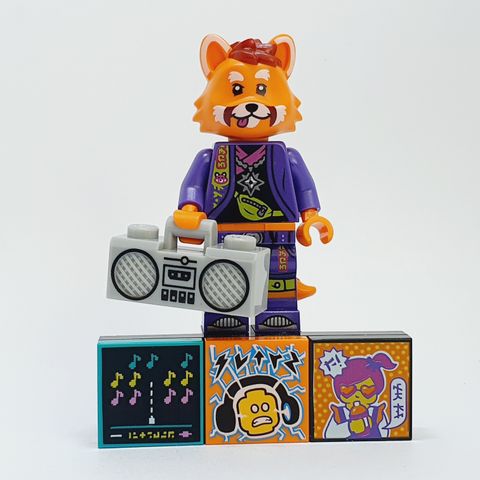 LEGO Red Panda Dancer | Vidiyo Bandmates, Series 1 (vidbm01-7)