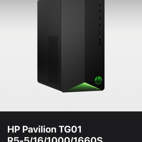 Gaming pc HP Pavilion TG01