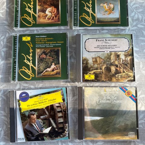 Klassiske cd med Schubert