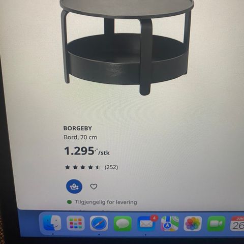 Stue bord på  IKEA .
