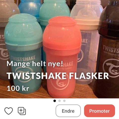 Twistshake flasker