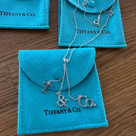 Tiffany & Co halskjede i sølv