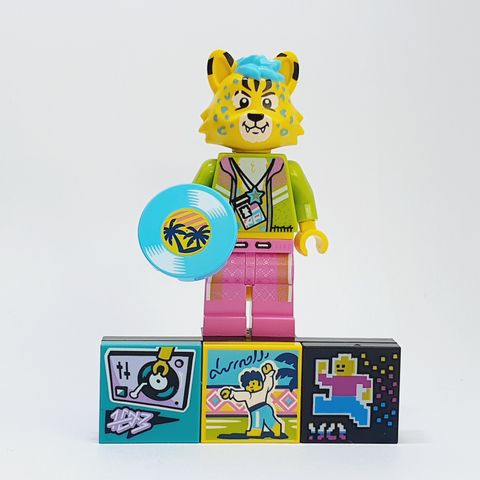 LEGO DJ Cheetah | Vidiyo Bandmates, Series 1 (vidbm01-4)