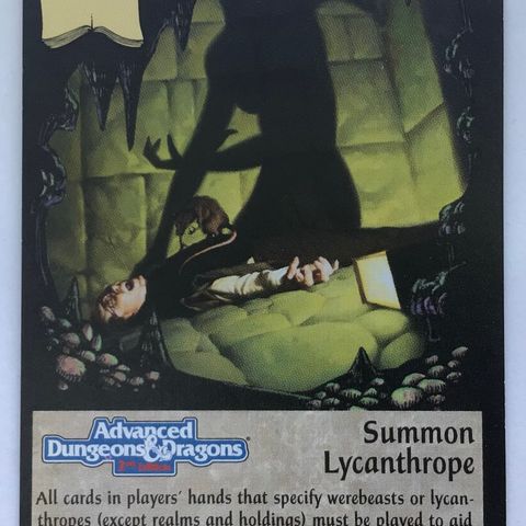 Summon Lycanthrope - Underdark  Spellfire 43/100