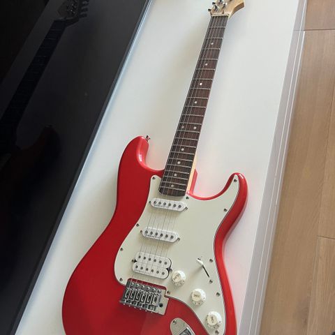 Johnson el gitar rød