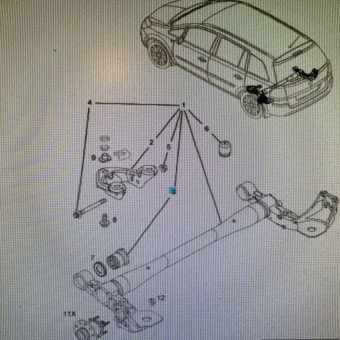 Bakstillings foring    Zafira B    06-11