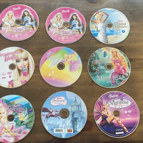 Barbie filmer dvd