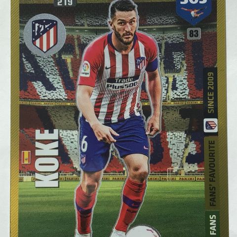 Panini Adrenalyn XL FIFA 365 Fans' Favourite Nr.83 Koke