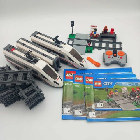 LEGO City High-Speed Passenger Train 60051 100%