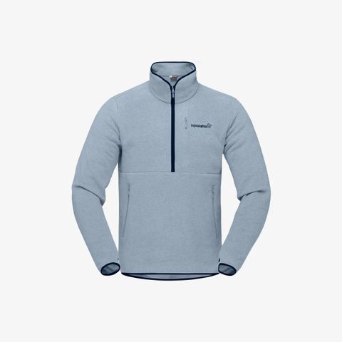 Norrøna unisex warm2 halfzip Blue fog Str:M