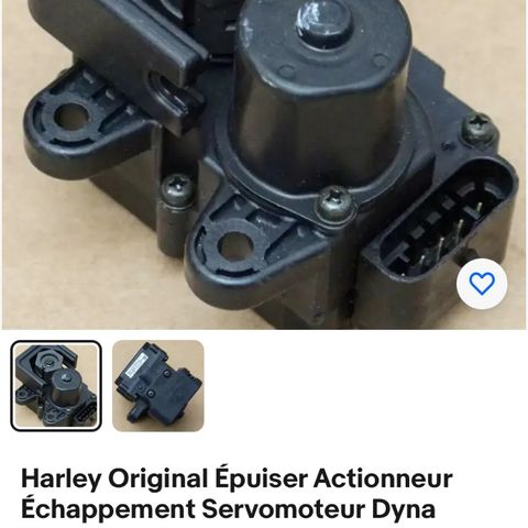 Harley Davidson elektronisk eksos spjeld styring