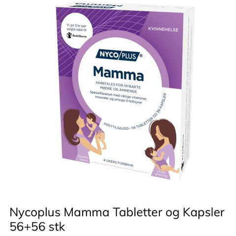 Nycoplus Mamma Tabletter + Kapsler, 56 stk. + 56 stk - 2 esker