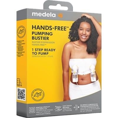 Madela pumpe bh - Medela
Hands - free Pumpe-Bustier
Hvit, M
