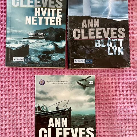 Ann Cleeves krimbøker med handling fra Shetland