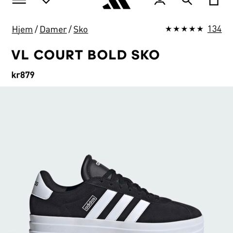 Adidas VL Court Bold sko