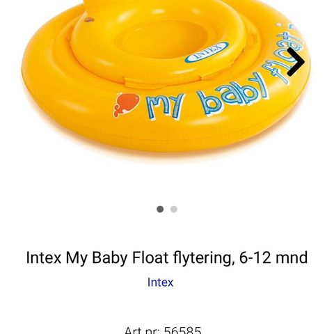 Intex baby badering float