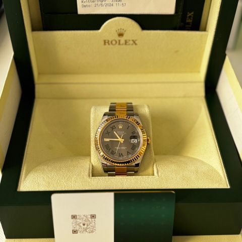 Rolex Datejust 41 Two Tone Yellow Gold & Steel Wimbledon