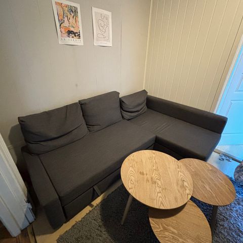 Pent brukt sofa og sovesofa