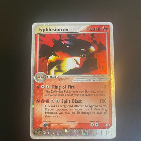 Typhlosion ex - 99/100 (Sandstorm)