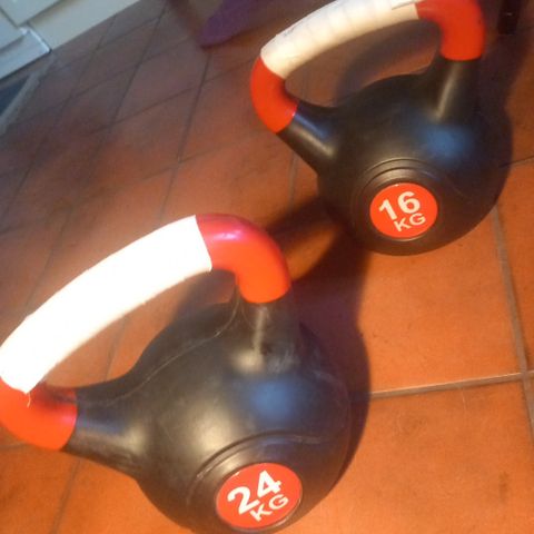 Kettlebels 16 og 24 kg