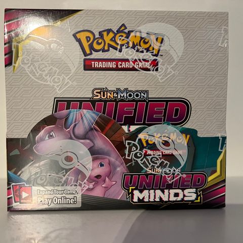 Pokemon Unified Minds Sun & Moon Booster Boks