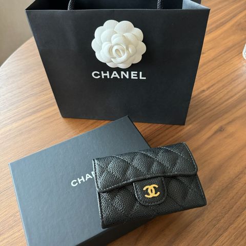 Chanel O- Porte Cartes lommebok