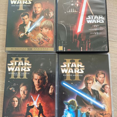 Star wars, dvd