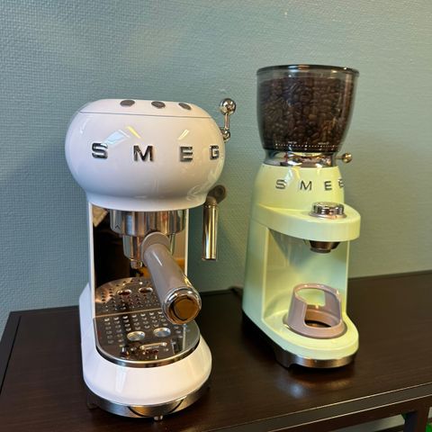 Smeg kaffekvern (som ny, grønn)