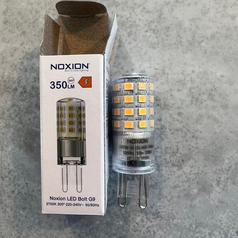 Led lyspærer G9 sokkel Noxion 10 stk