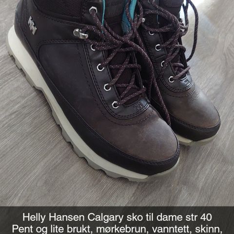 Helly Hansen Calgary sko til dame str 40