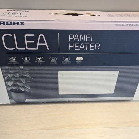 Adax Ovn glass clea h wifi 600w hvit