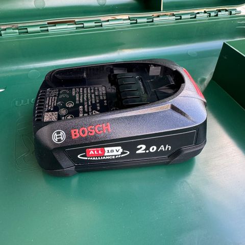 Bosch 2Ah batteri (nytt)