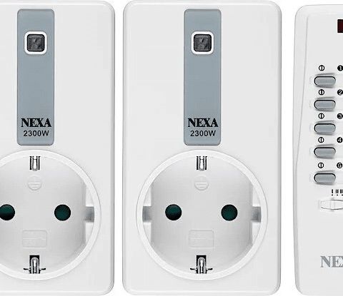 NEXA EYCR2-2300 2-pack fjernstrømbrytere