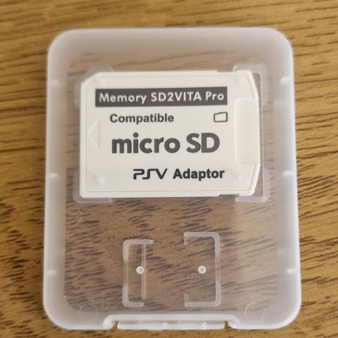 SD2VITA microSD adapter til Sony playstation TV og PS Vita