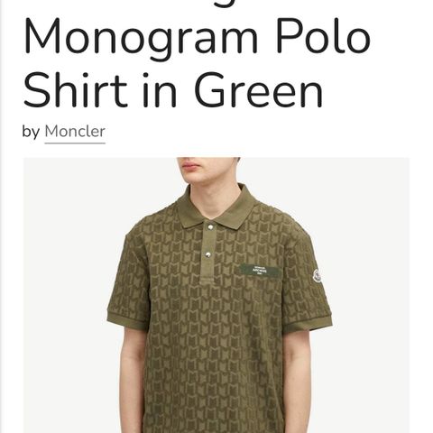 Moncler Towel Polo shirt & Shorts!