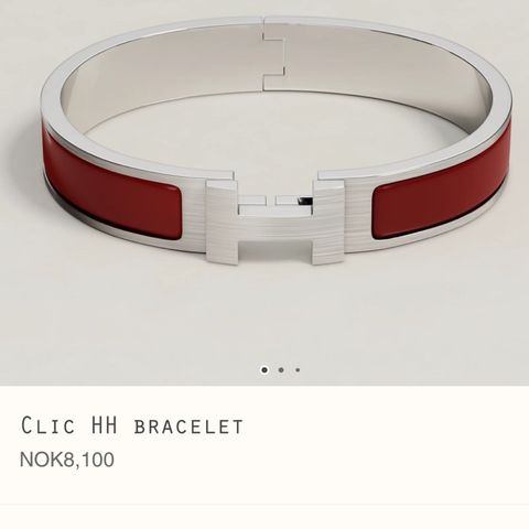 Hermes Clic HH bracelet