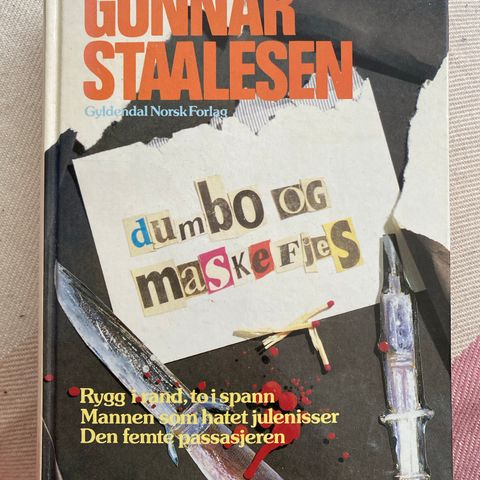 DUMBO OG MASKEFJES - Gunnar Staalesen. KOMPLETT!   UTSOLGT I BUTIKK!