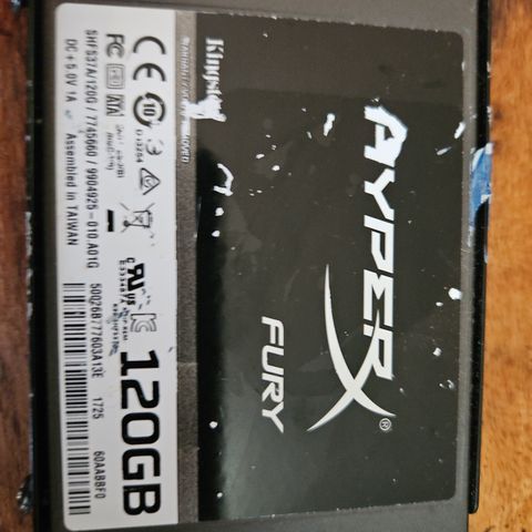 ssd disk hyperx fury