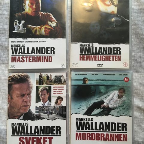 Wallander Filmer (DVD)