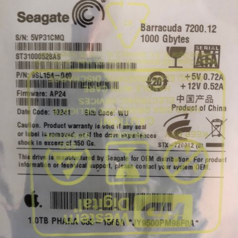 Seagate Barracuda 7200.12 1TB