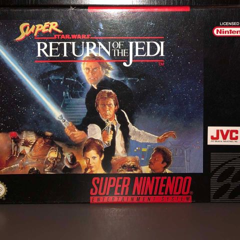 Super Star Wars  Return of the Jedi til Super Nintendo NTSC amerikansk ver.