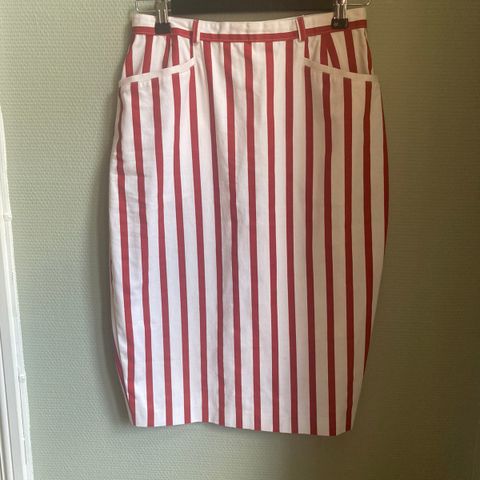 Vintage cotton pencil skirt