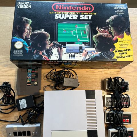 NES Super Set – Komplett i original emballasje!
